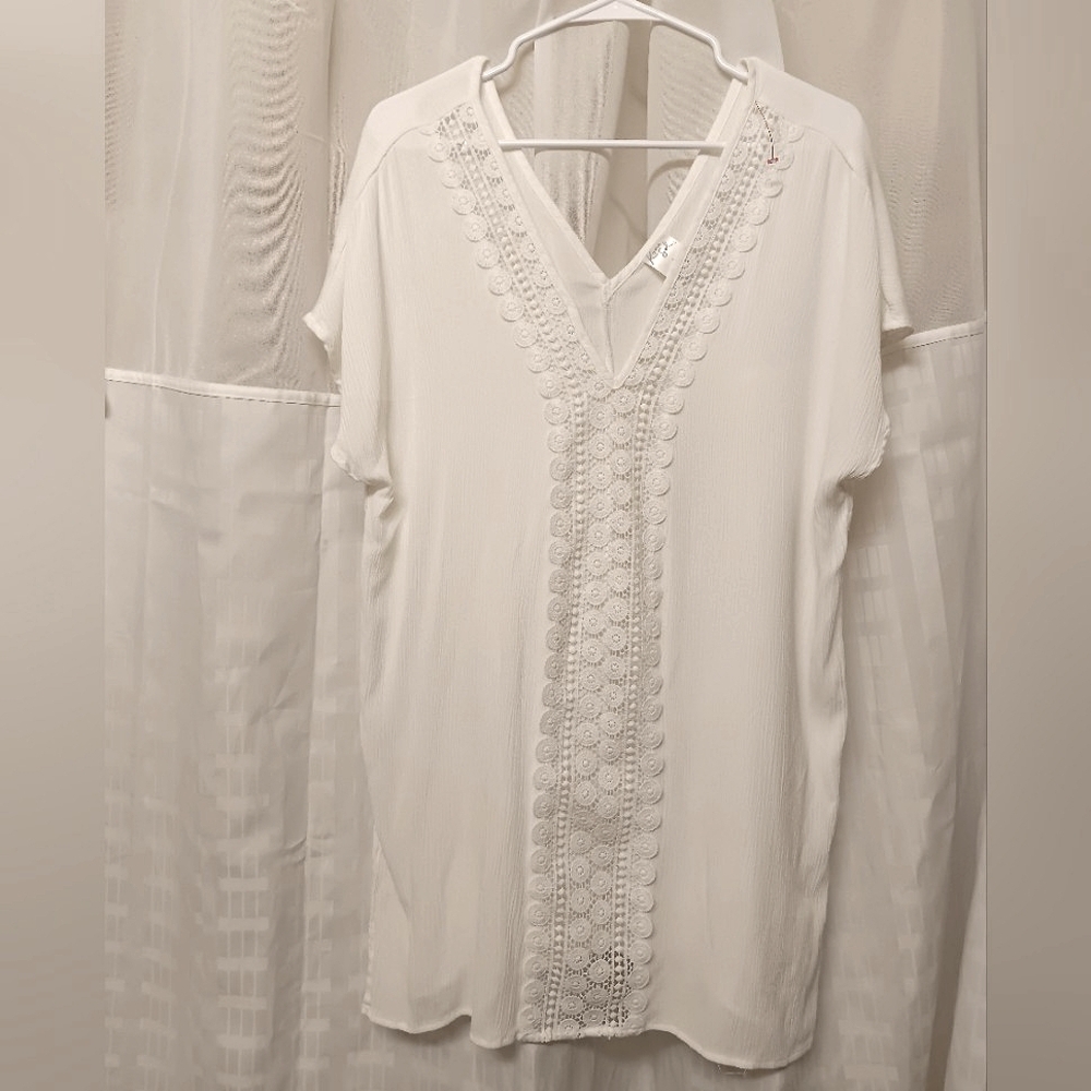 KONA SOL Embroidered & Embellished Beach Swim Cover-Up 🌺 - Picture 1 of 6